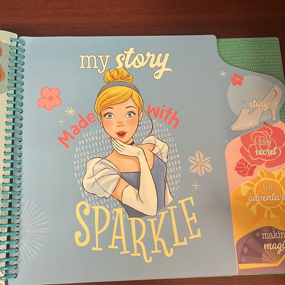 Girl Power Disney Princess Spiral Bound - A personalized journal/activity book! - Picture 5 of 16